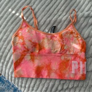 Victoria's Secret Pink Pink and Orange Tie-Dye Bra size S